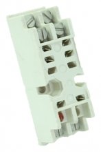 V13 socket - Screw terminal, wall mount, diode and LED