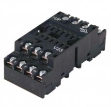 V23 socket - Screw terminal, wall/rail mount